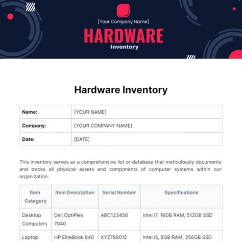 Download Basic Hardware Inventory