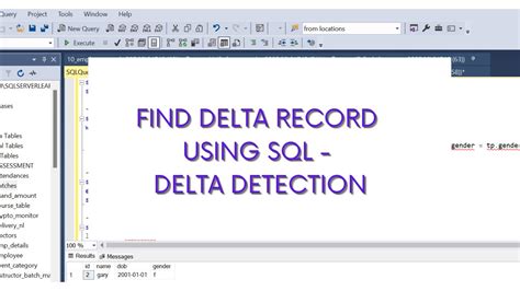SQL Delta for SQL