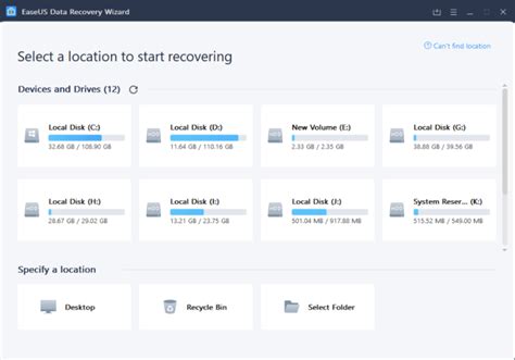 EaseUS Data Recovery Wizard 15 Free Version
